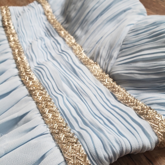 2/$8: Strapless Chiffon Maxi Dress - Picture 3 of 6